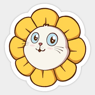 Sunflower Cats Sticker